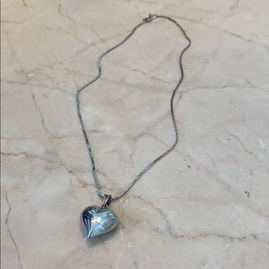 Silver Heart Pendant Necklace